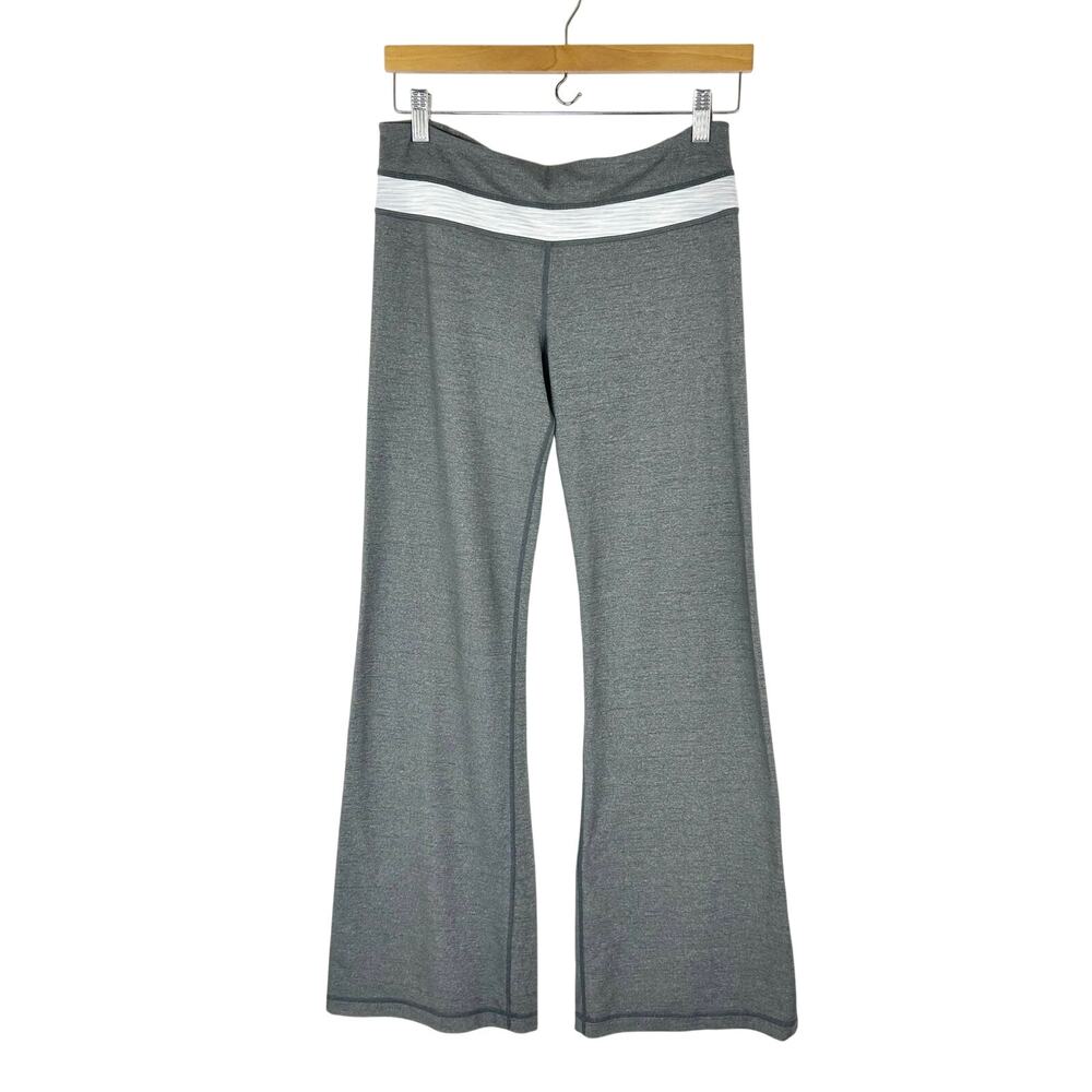 Lululemon Groove Pant Size 8 Gray‎ Vintage Style